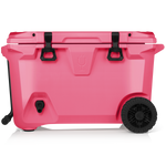 Brutank 55 quart rolling cooler neon pink - US 71713