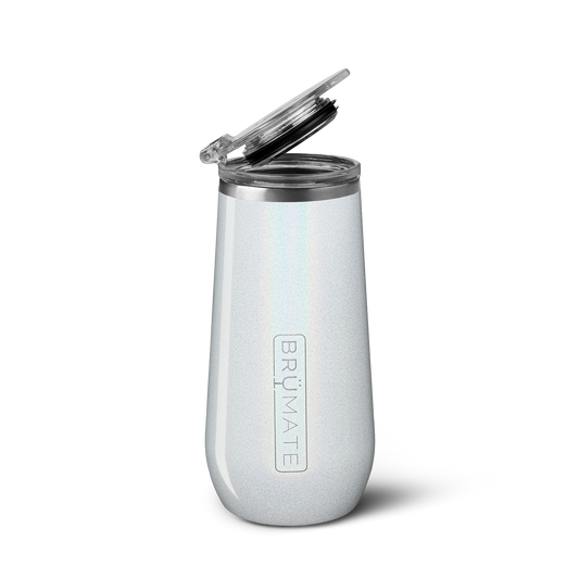 Brumate champagne flute glitter white - US 18975